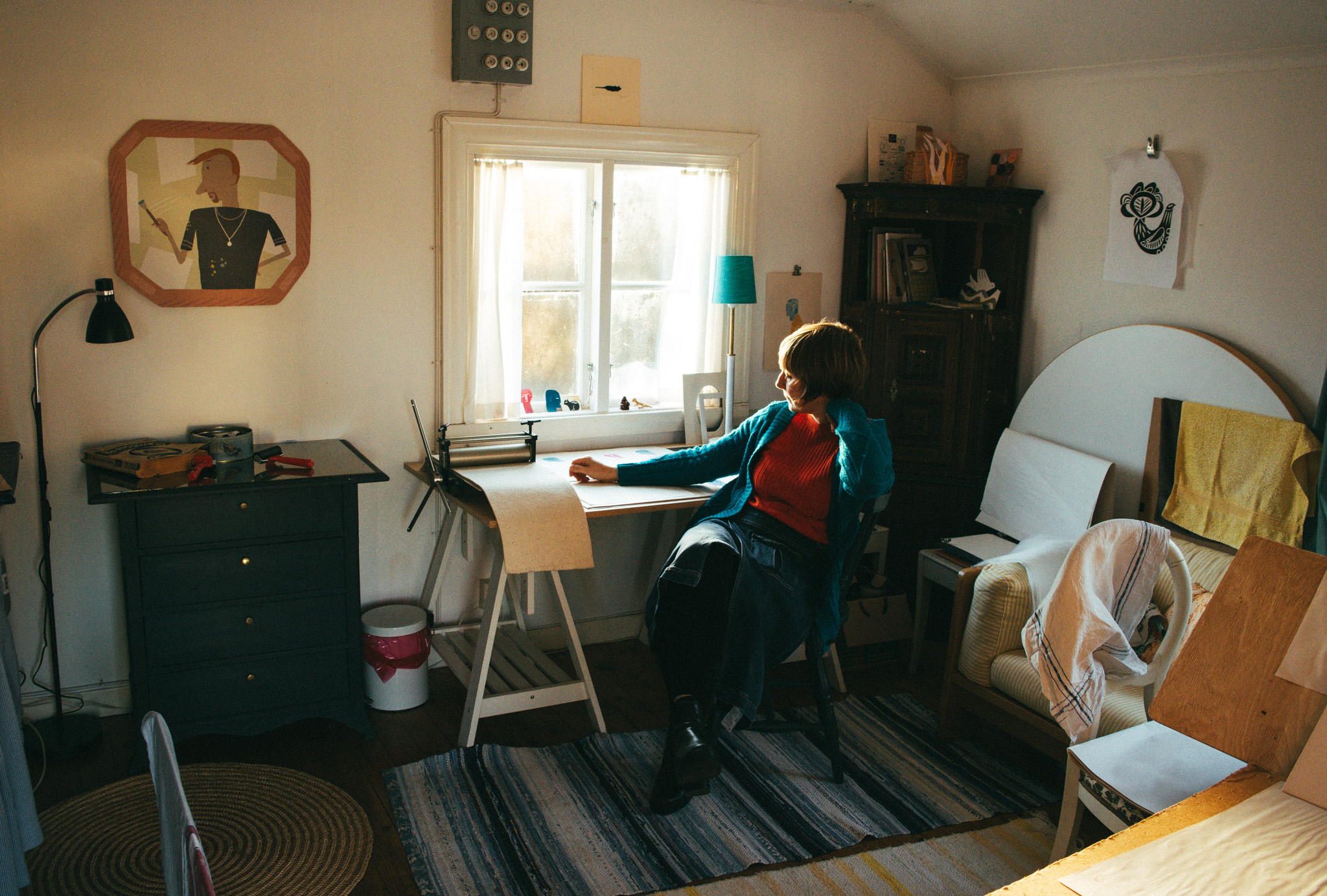 På mitt kontor + Månadens författare Gävleborg